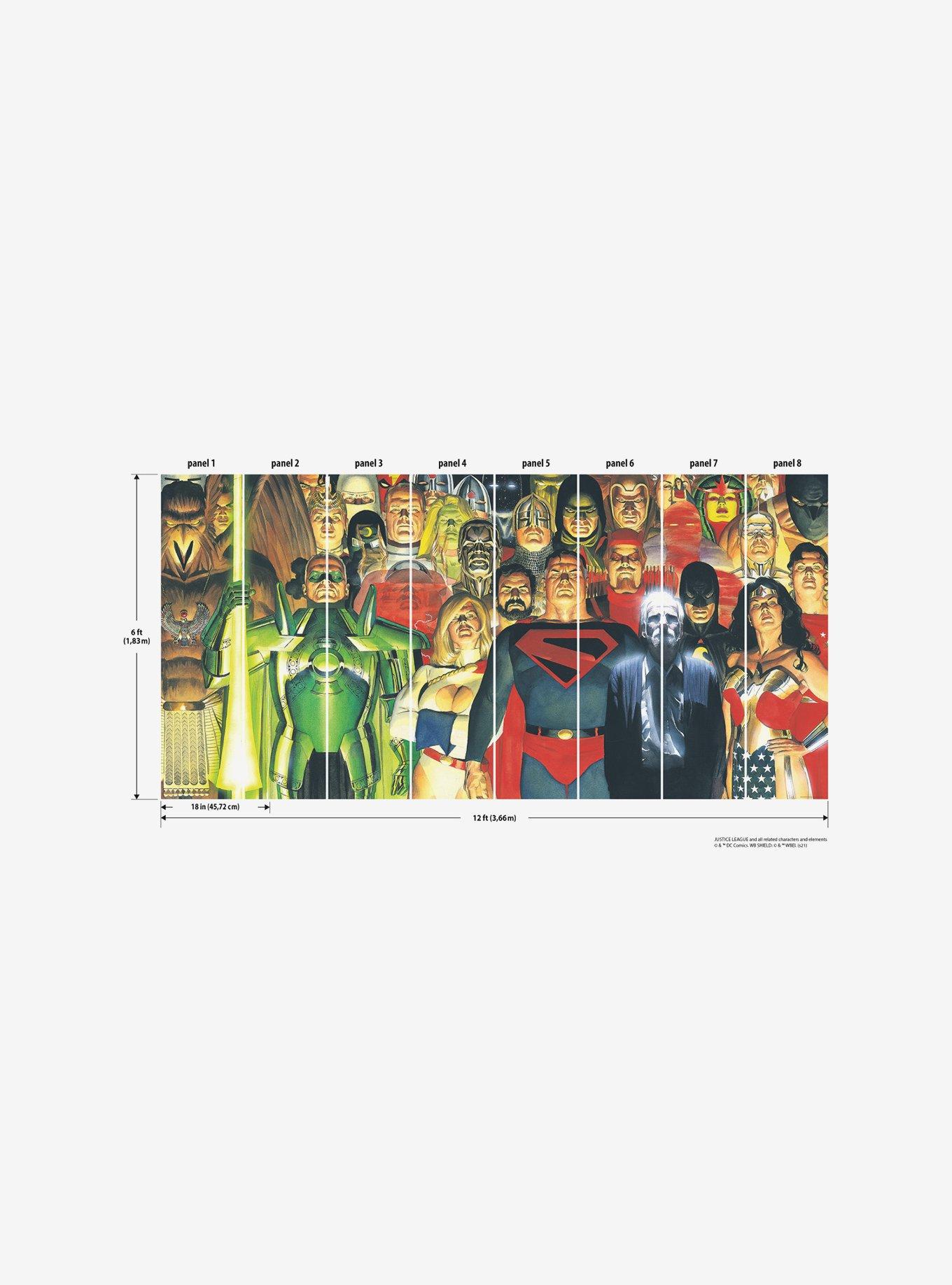DC Comics Justice League Kingdom Come Peel & Stick Wallpaper Mural, , alternate