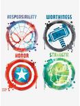 Marvel Avengers Icons Peel And Stick Wall Decals, , alternate