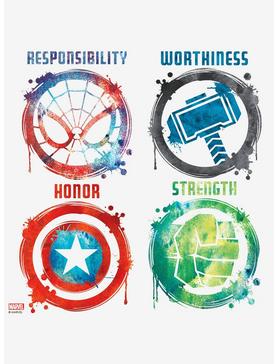 Marvel Avengers Icons Peel And Stick Wall Decals, , hi-res