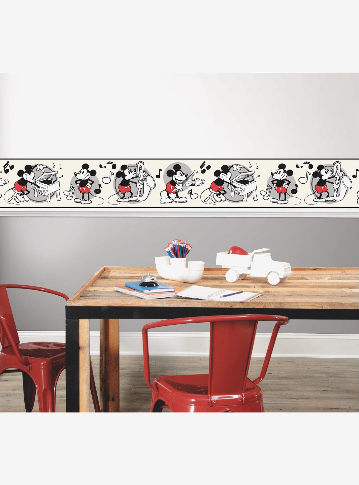 Disney Mickey Mouse Vintage Peel & Stick Wallpaper Border, , alternate