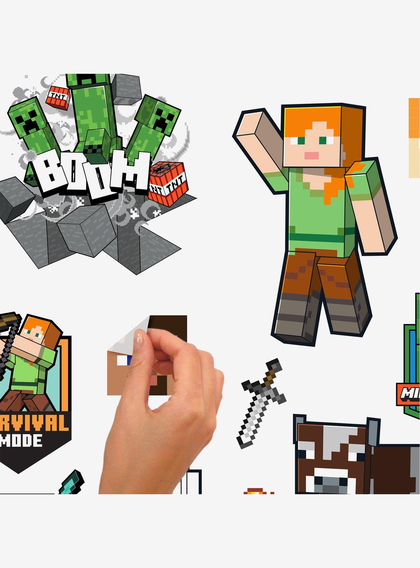 Minecraft Characters Peel & Stick Wall Decals, , alternate