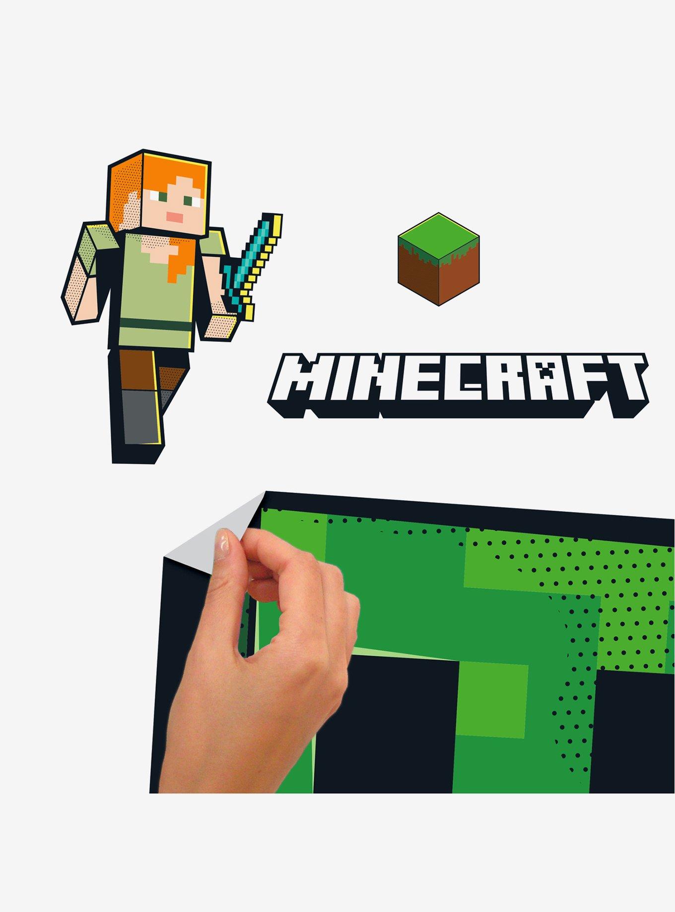 Minecraft Creeper Giant Peel & Stick Wall Decals, , alternate