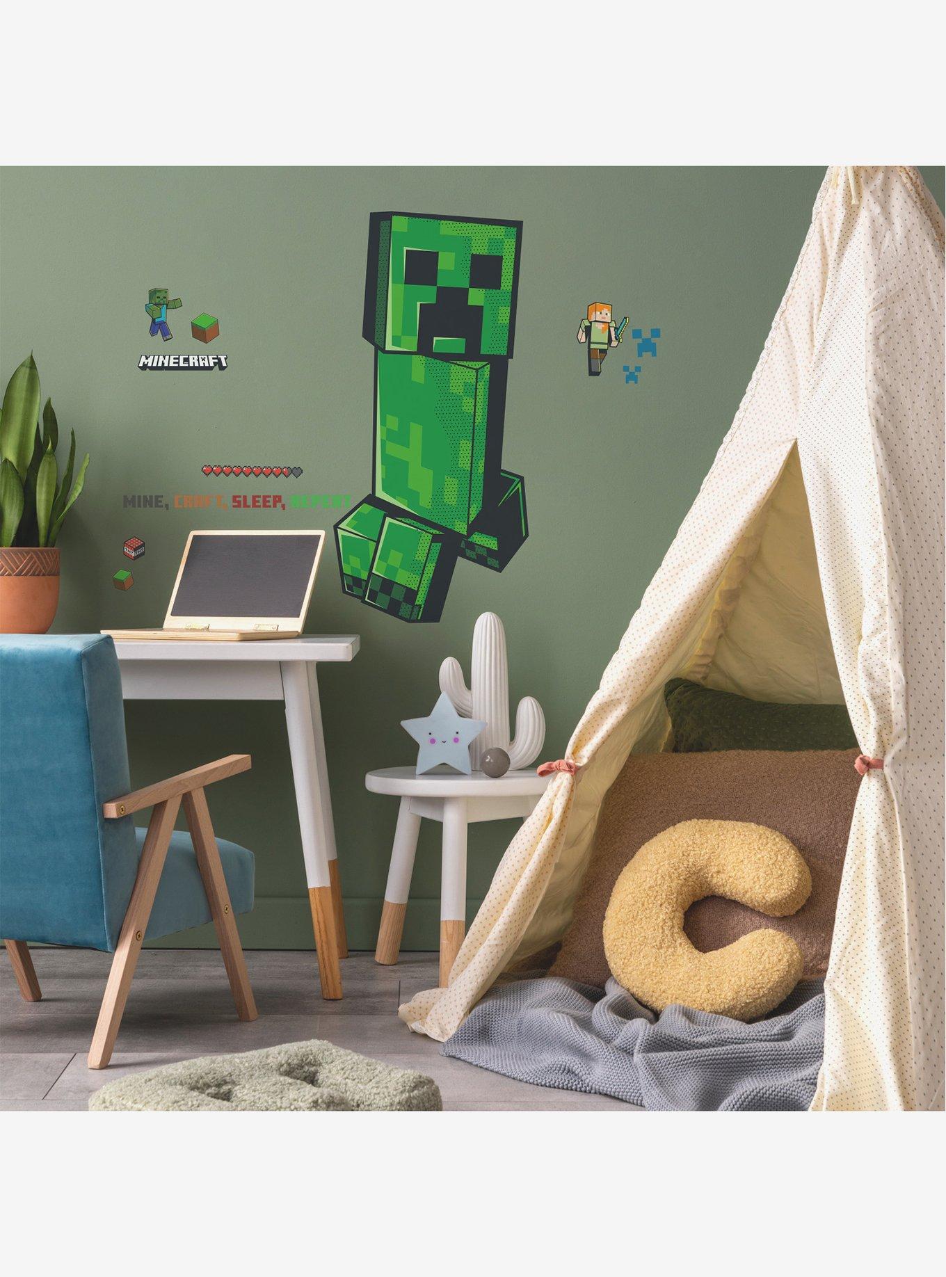 Minecraft Creeper Giant Peel & Stick Wall Decals, , alternate