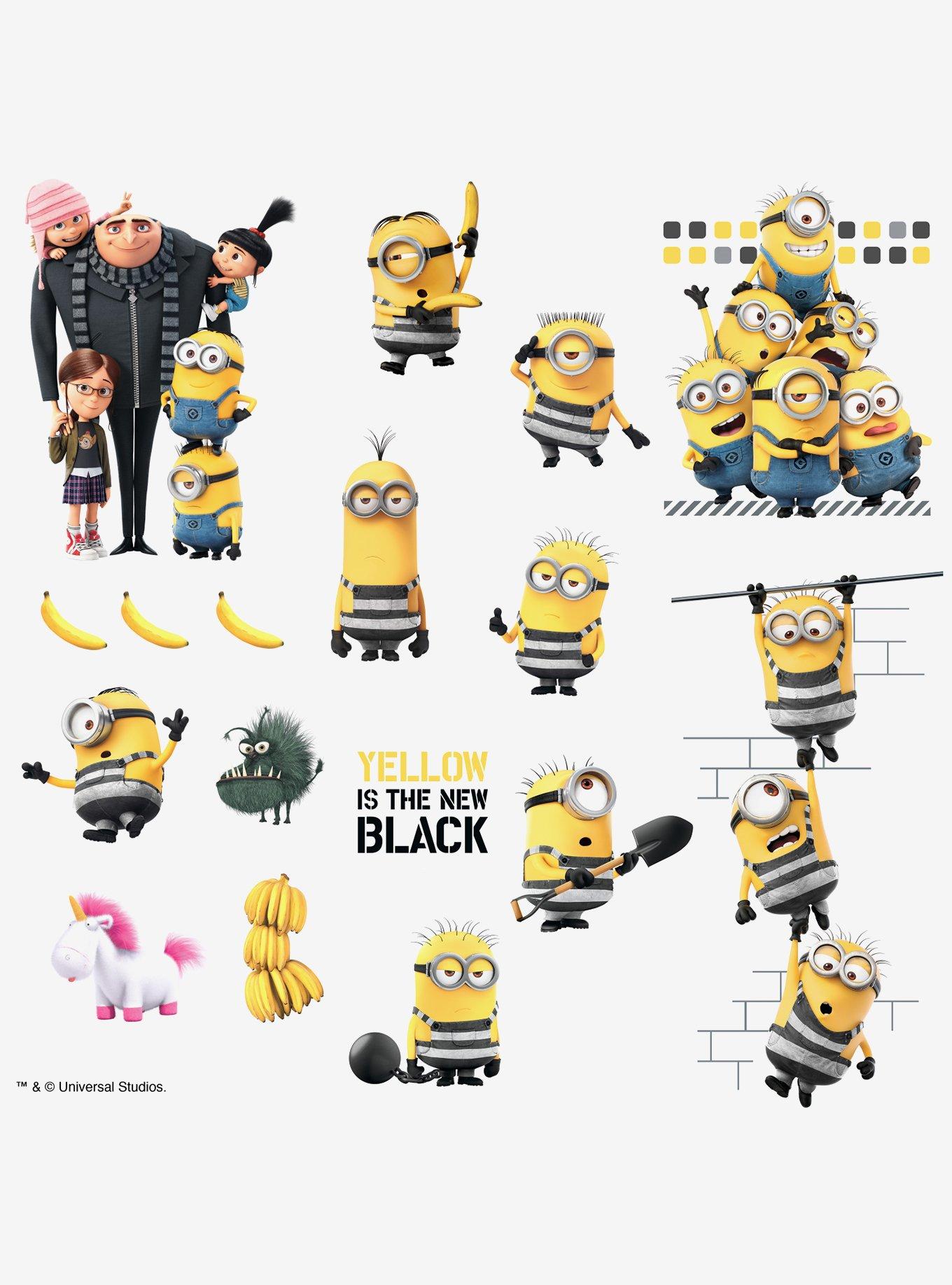 Minions Despicable Me 3 Peel And Stick Wall Decals, , alternate