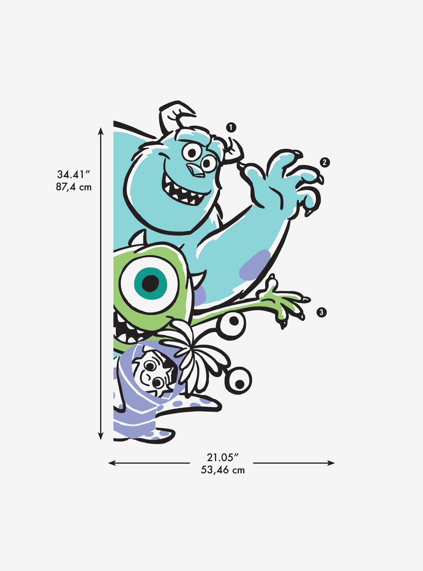 Disney Pixar Monsters Inc. Peel And Stick Giant Wall Decals, , alternate