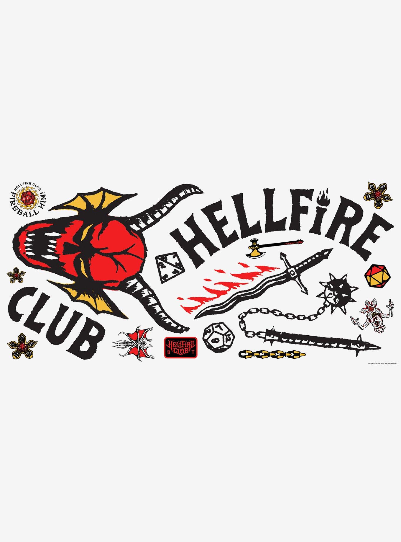 Stranger Things Hellfire Club Giant Peel & Stick Wall Decals, , alternate