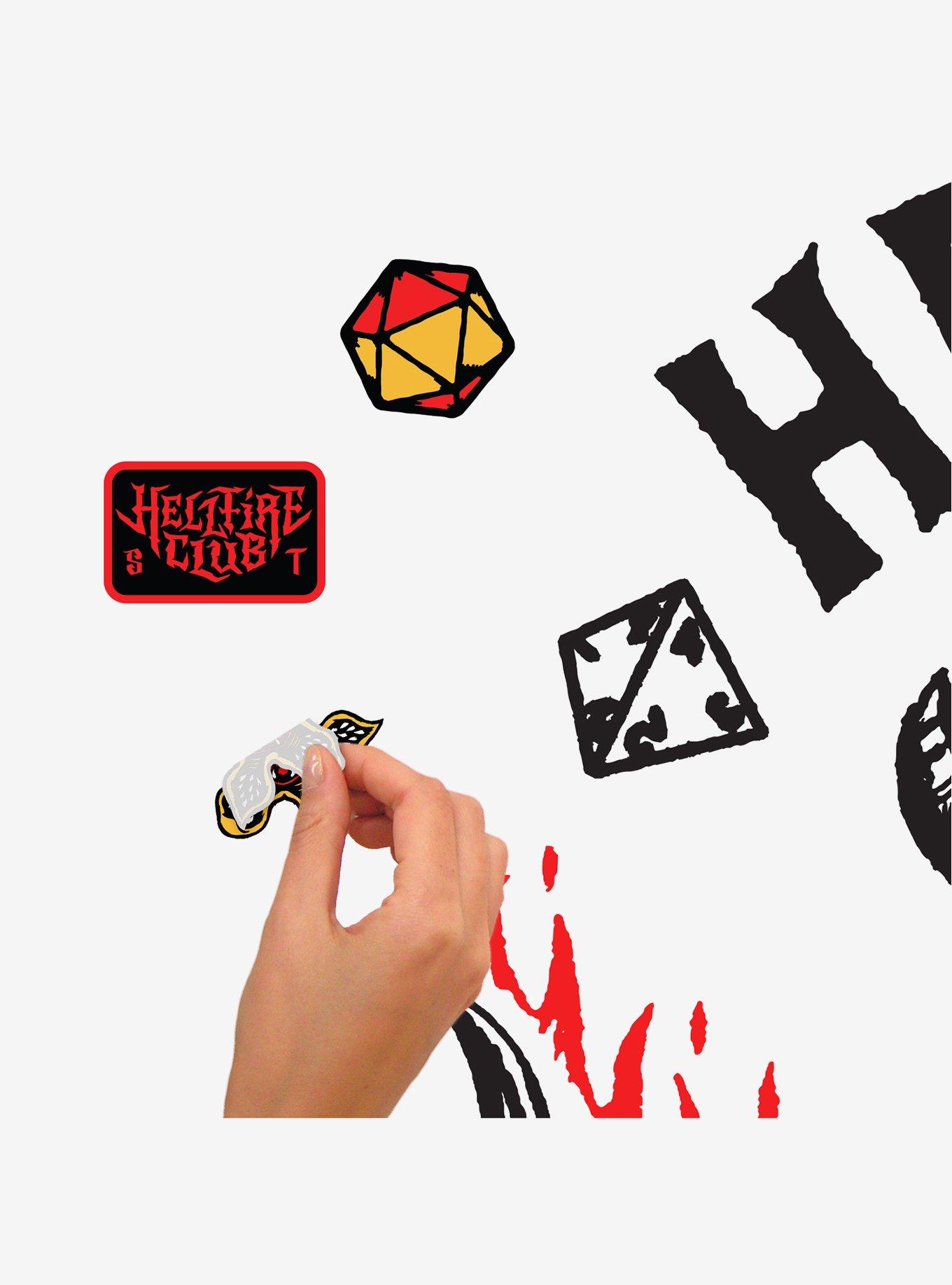 Stranger Things Hellfire Club Giant Peel & Stick Wall Decals, , alternate