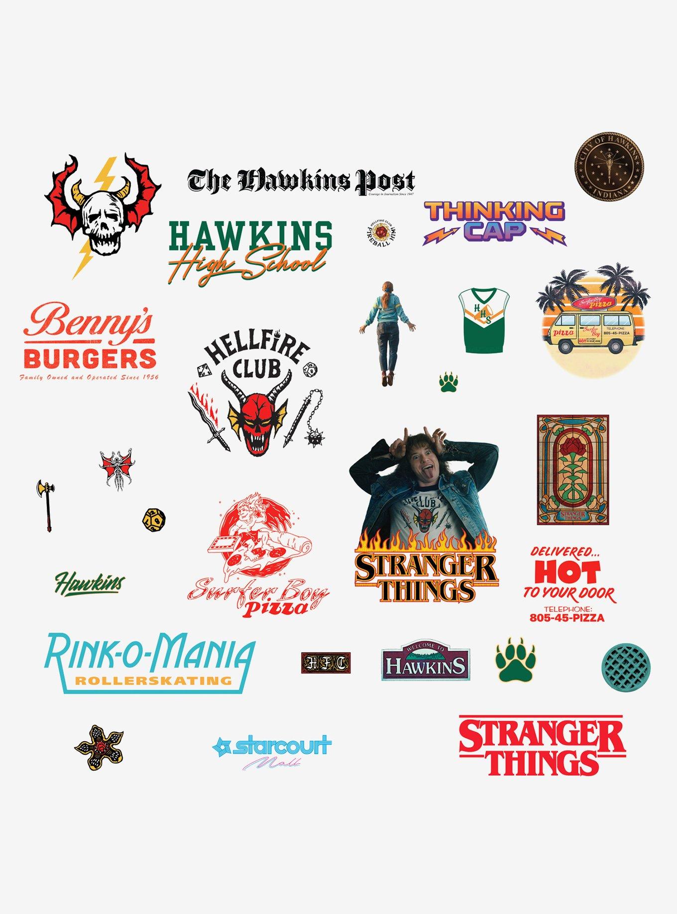 Stranger Things Season 4 Icons Peel & Stick Wall Decals, , alternate