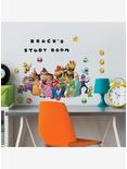 Super Mario Giant Peel & Stick Wall Decal With Alphabet, , alternate
