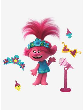 Trolls World Tour Poppy With Glitter Peel And Stick Giant Wall Decals, , hi-res