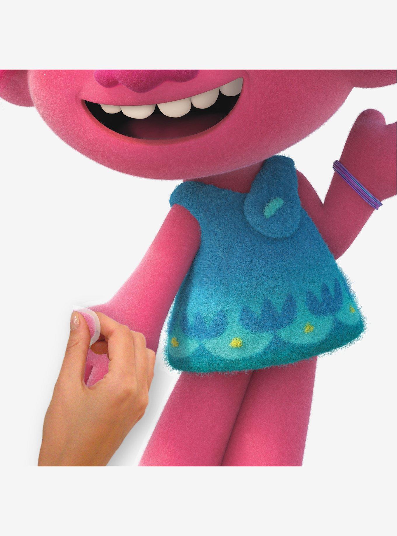 Trolls World Tour Poppy With Glitter Peel And Stick Giant Wall Decals, , alternate