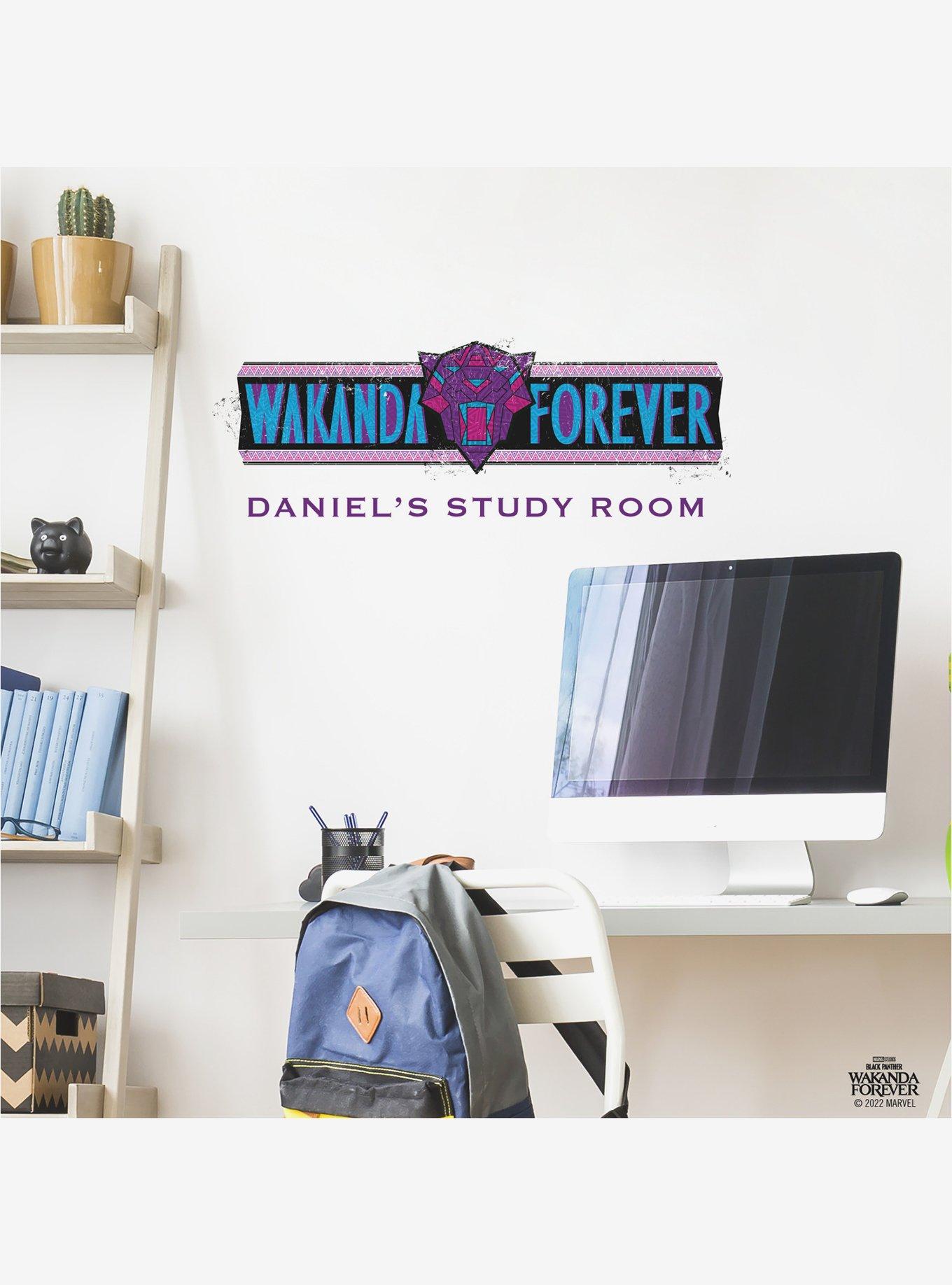 Marvel Black Panther: Wakanda Forever Peel & Stick Wall Decals With Alphabet, , alternate