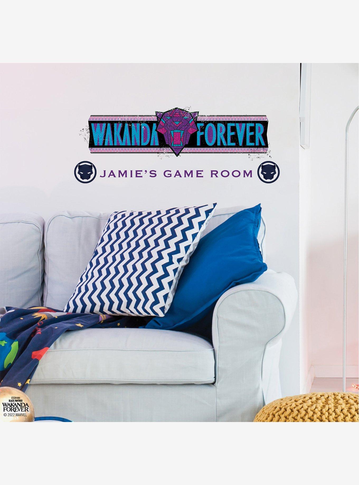 Marvel Black Panther: Wakanda Forever Peel & Stick Wall Decals With Alphabet, , alternate