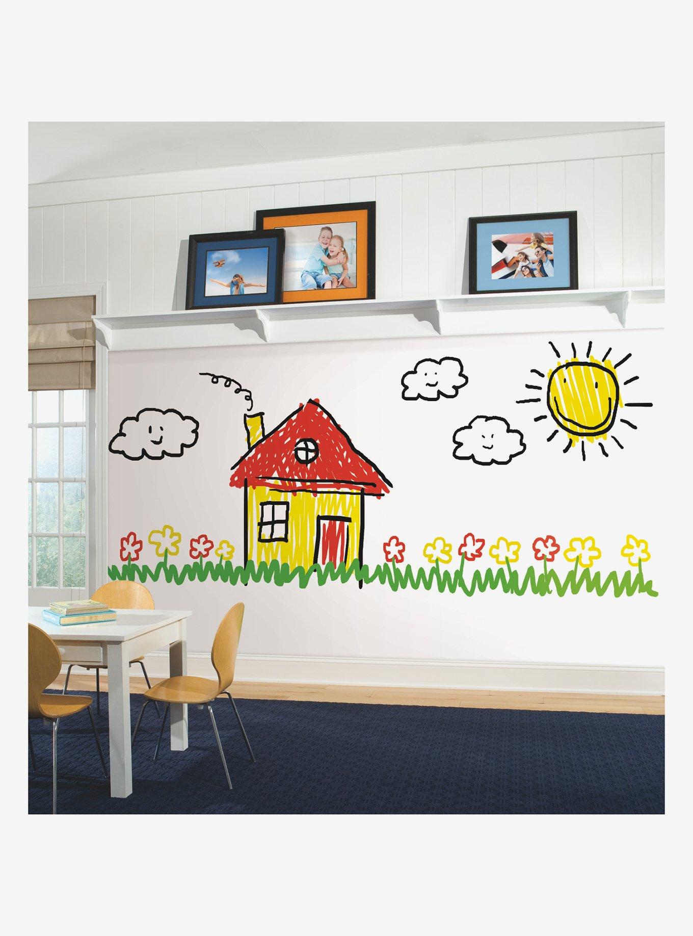 Dry Erase Peel & Stick Wallpaper, , alternate