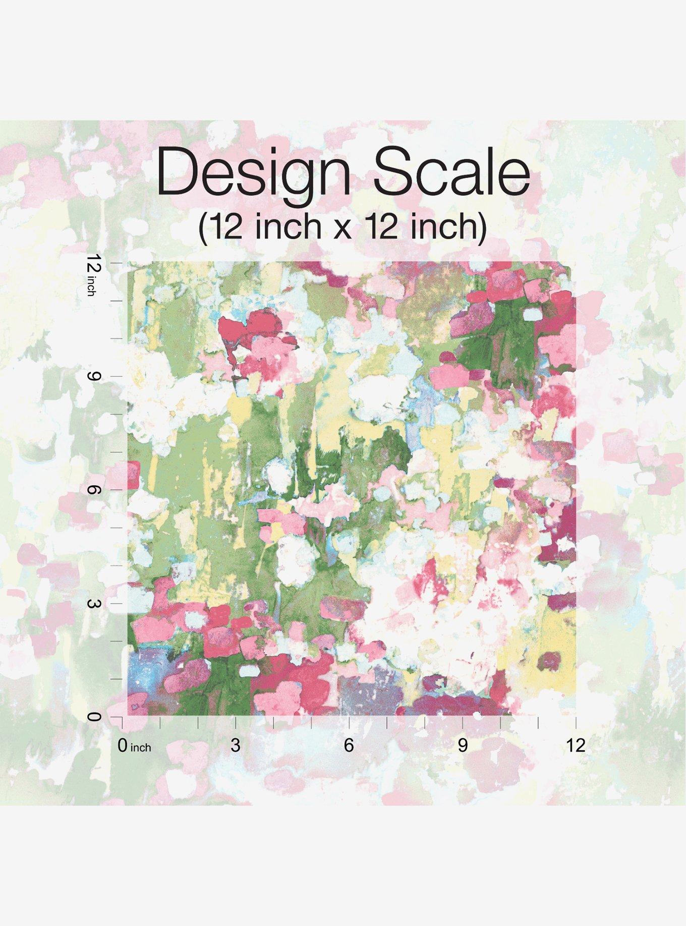 Waverly Abstract Garden Peel & Stick Wallpaper, , alternate