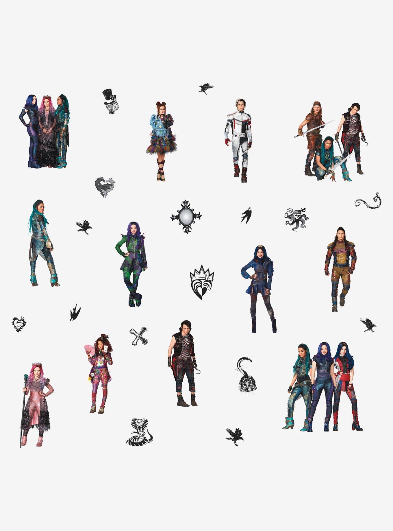 Disney Descendents 3 Peel And Stick Wall Decals, , alternate