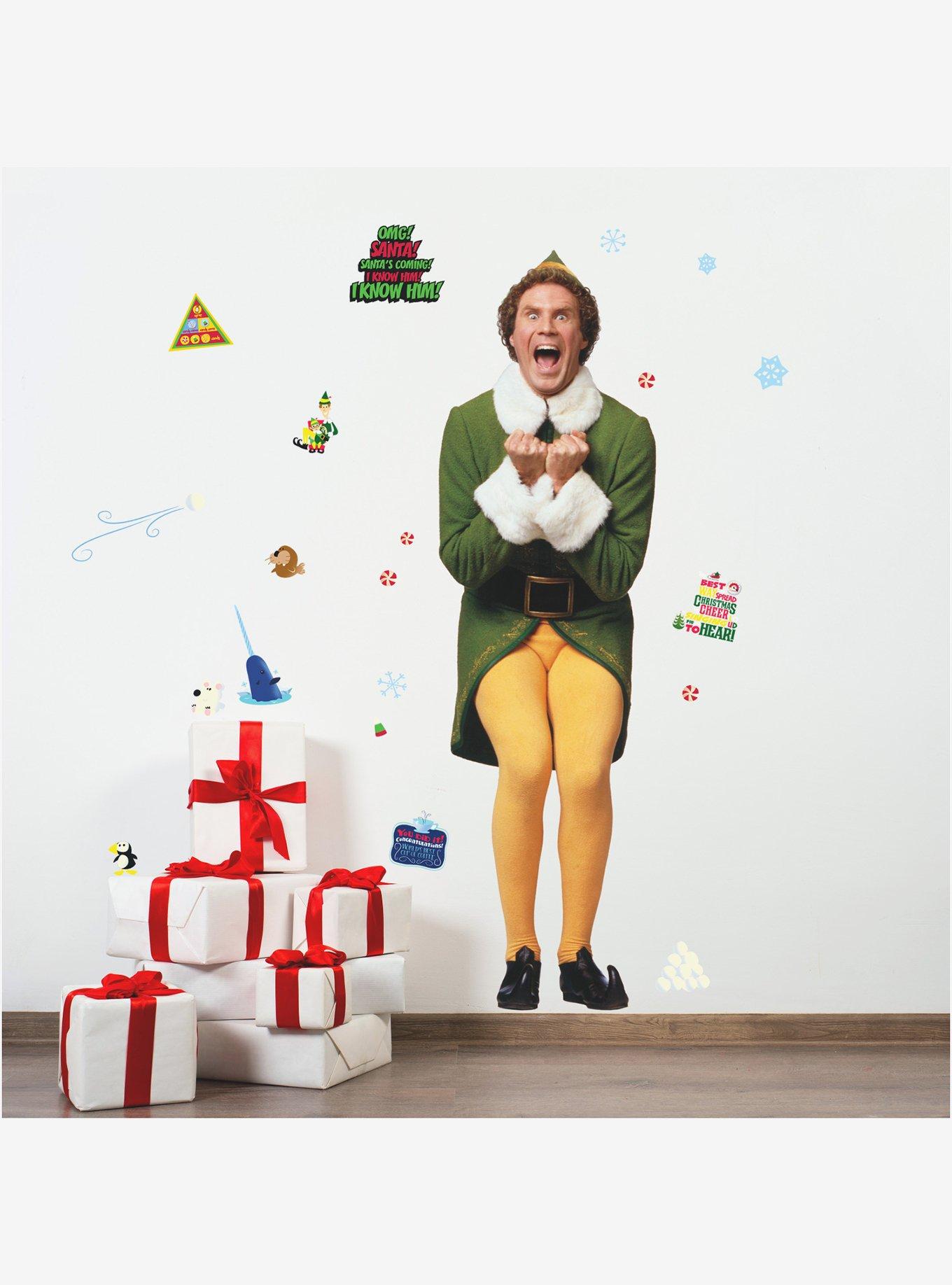 Elf Buddy The Elf Giant Wall Decals, , alternate