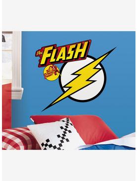 DC Comics The Flash Classic Logo Peel And Stick Giant Wall Decals, , hi-res