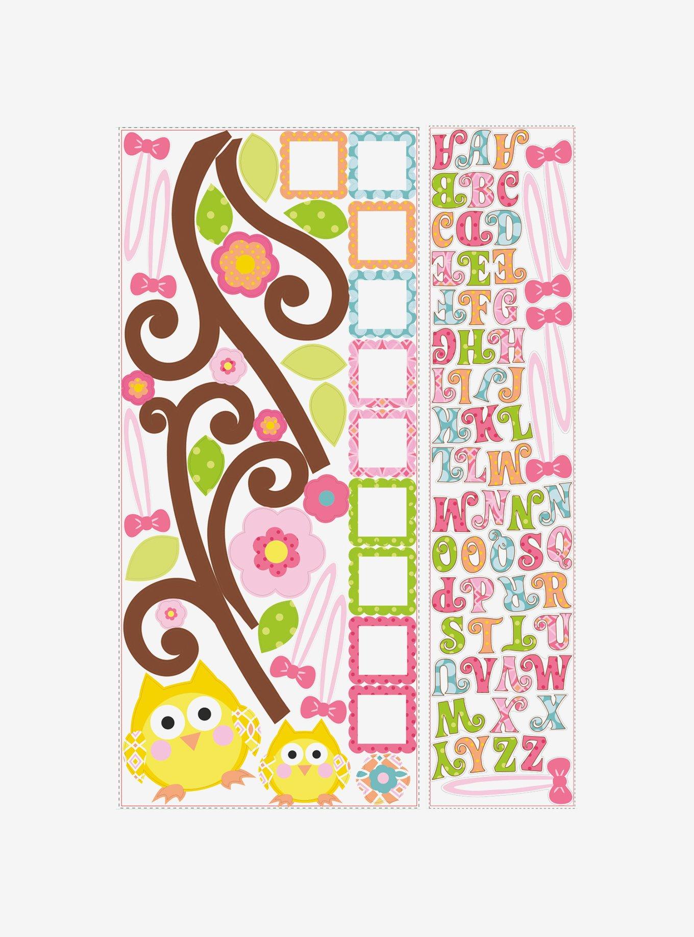 Happi Scroll Tree Letter Branch Peel & Stick Giant Wall Decal, , alternate