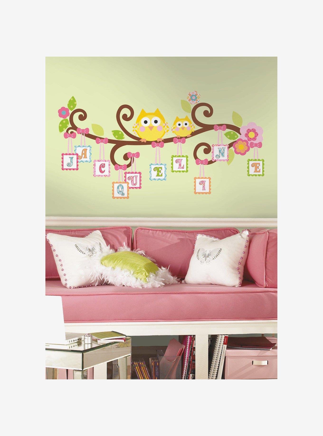 Happi Scroll Tree Letter Branch Peel & Stick Giant Wall Decal, , alternate