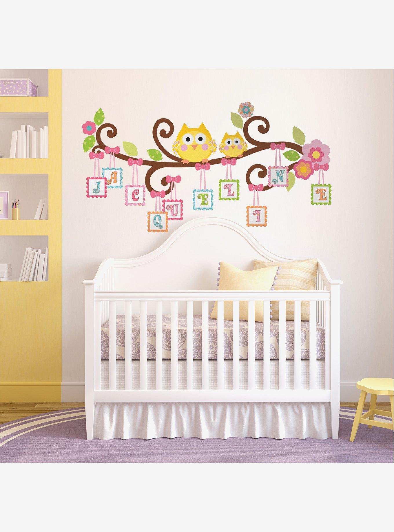 Happi Scroll Tree Letter Branch Peel & Stick Giant Wall Decal, , alternate