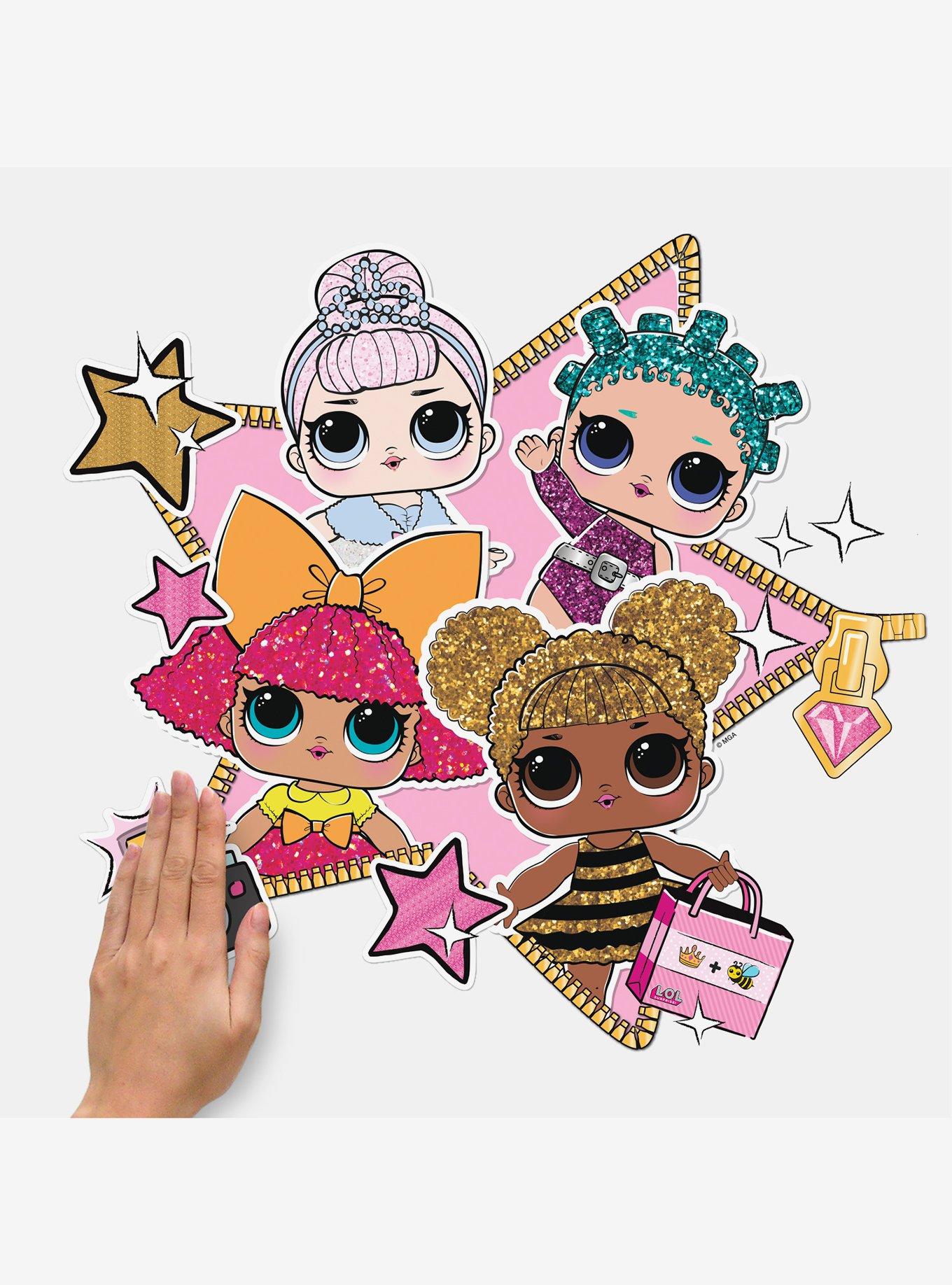 L.O.L. Surprise! Peel And Stick Giant Wall Decals, , hi-res