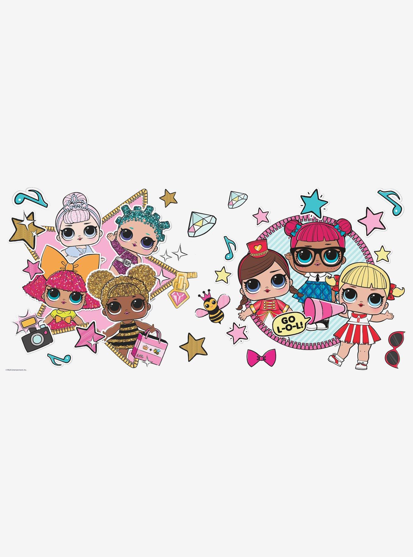 L.O.L. Surprise! Peel And Stick Giant Wall Decals, , alternate