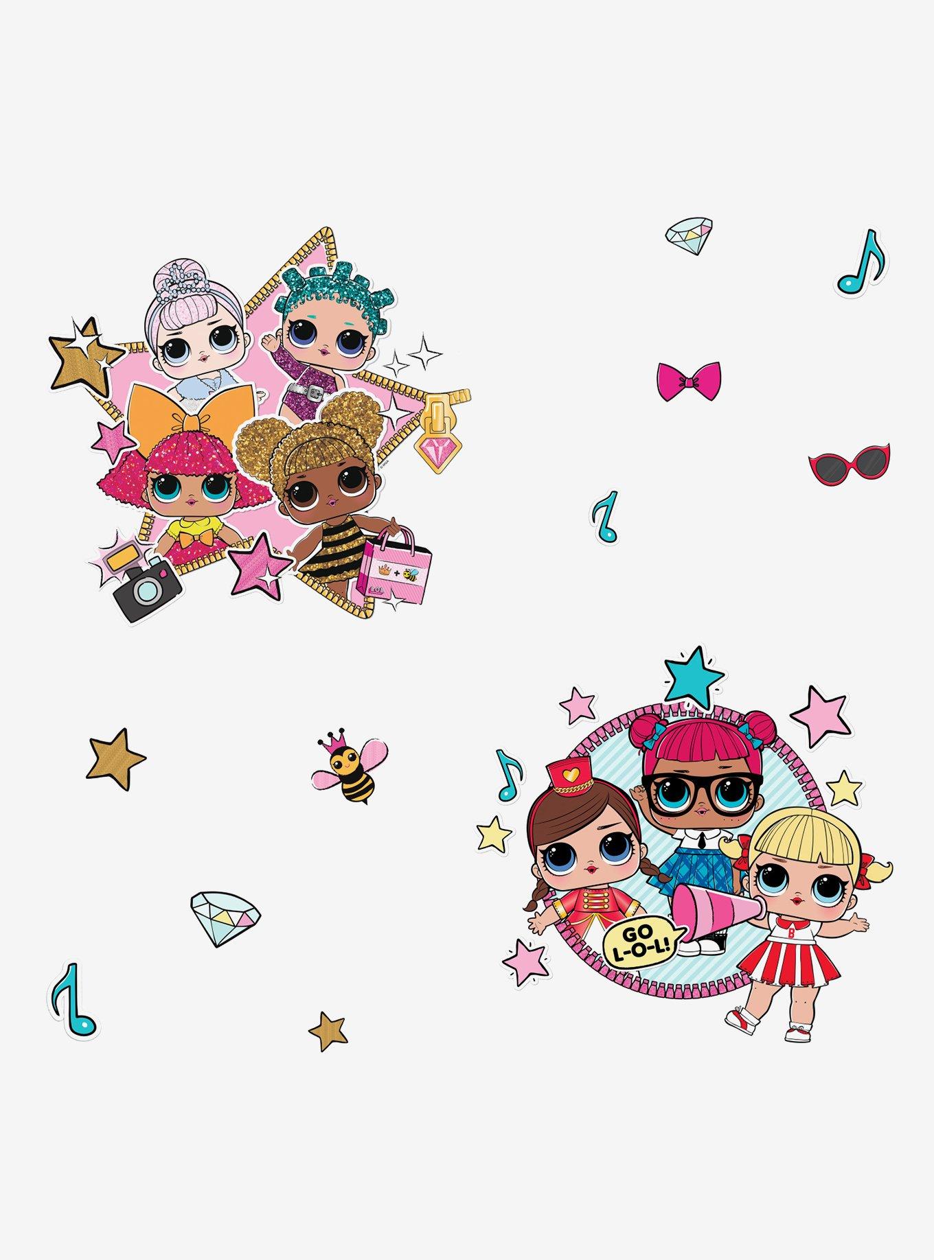 L.O.L. Surprise! Peel And Stick Giant Wall Decals, , alternate