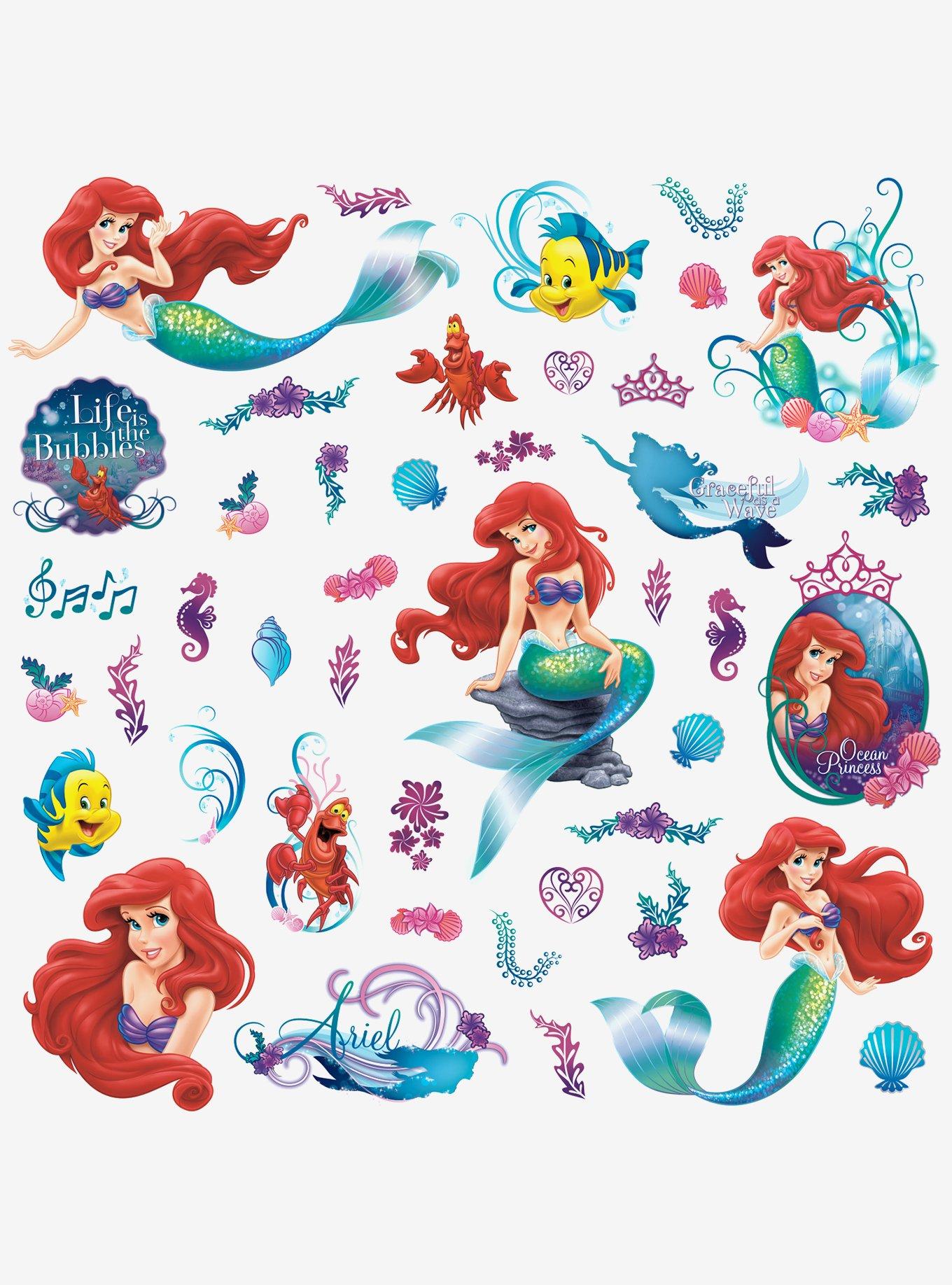 Disney The Little Mermaid Peel And Stick Wall Decals, , alternate