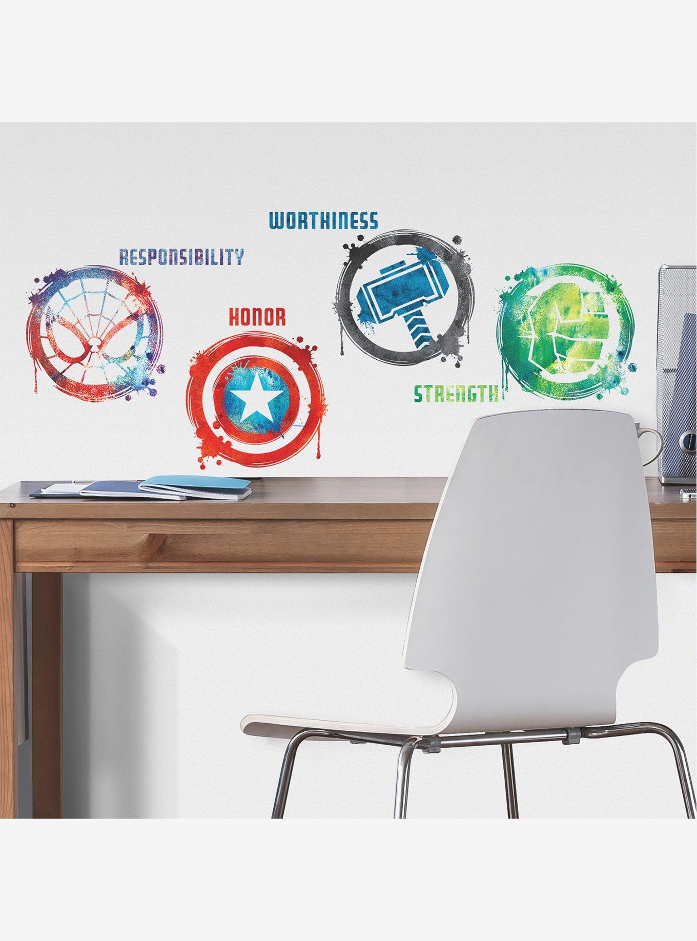 Marvel Avengers Icons Peel And Stick Wall Decals, , alternate