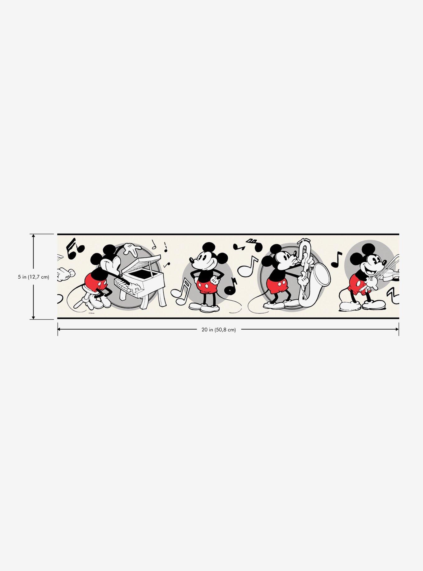 Disney Mickey Mouse Vintage Peel & Stick Wallpaper Border, , alternate