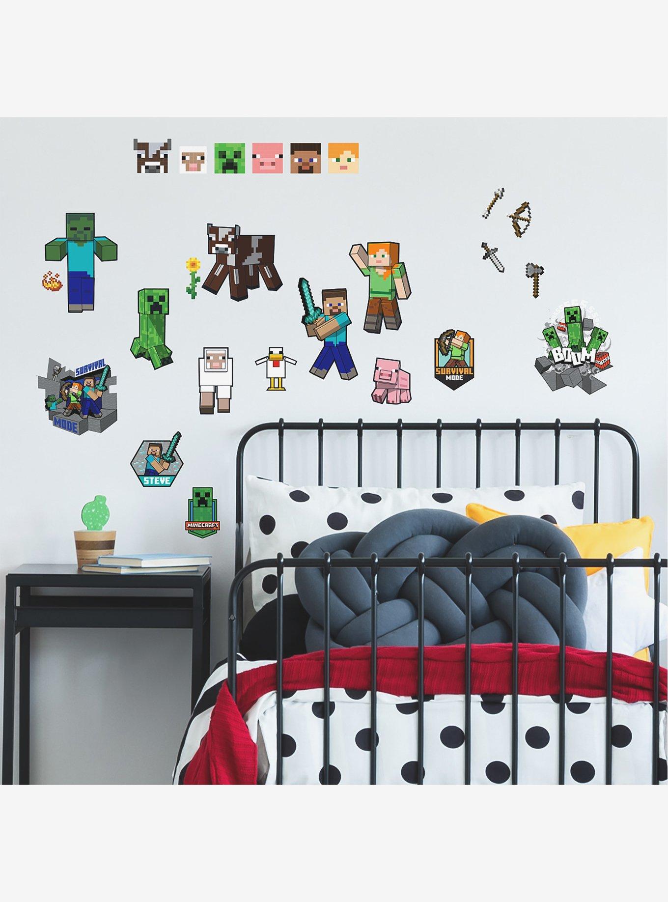 Minecraft Characters Peel & Stick Wall Decals, , alternate