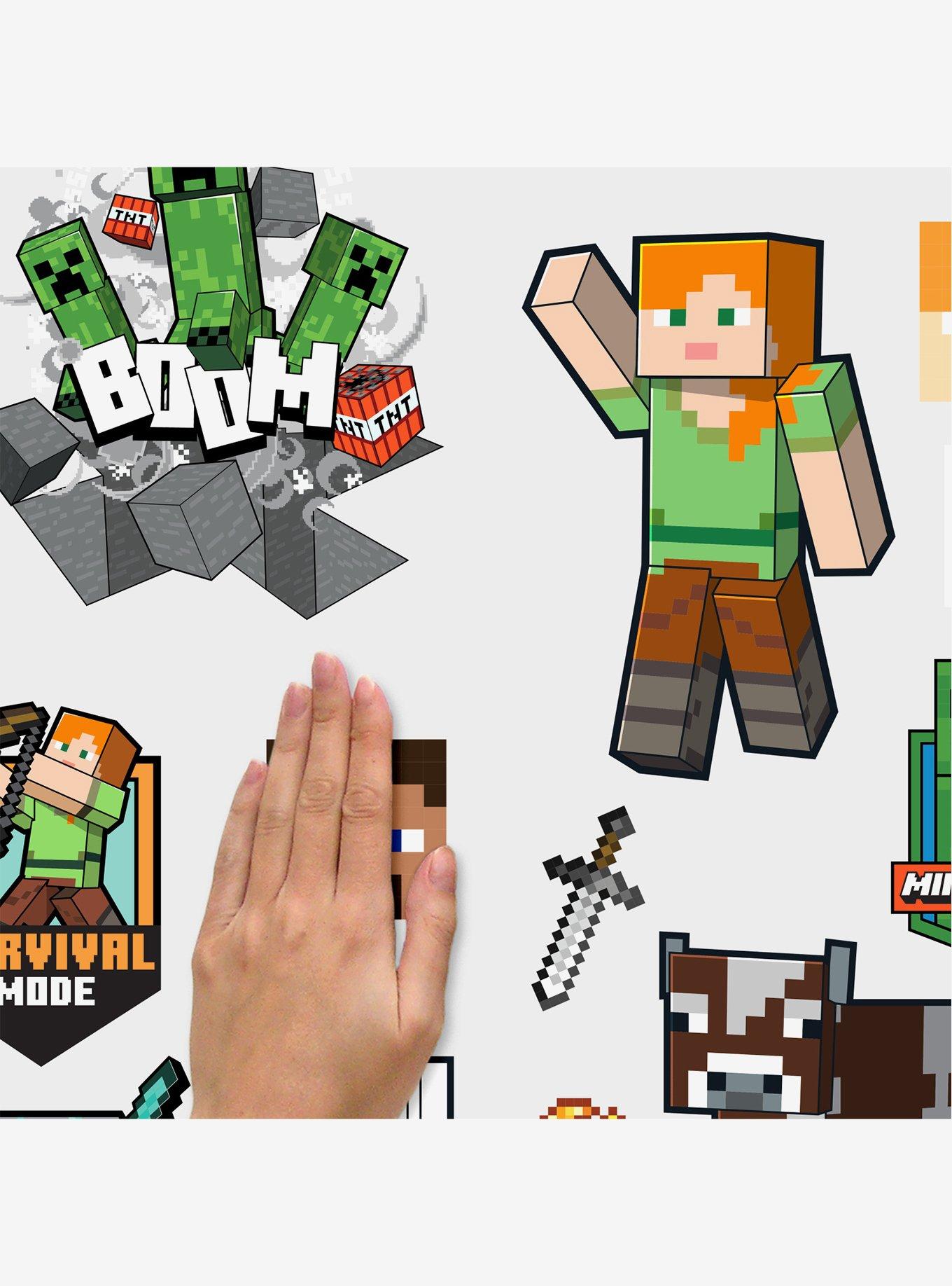 Minecraft Characters Peel & Stick Wall Decals, , alternate