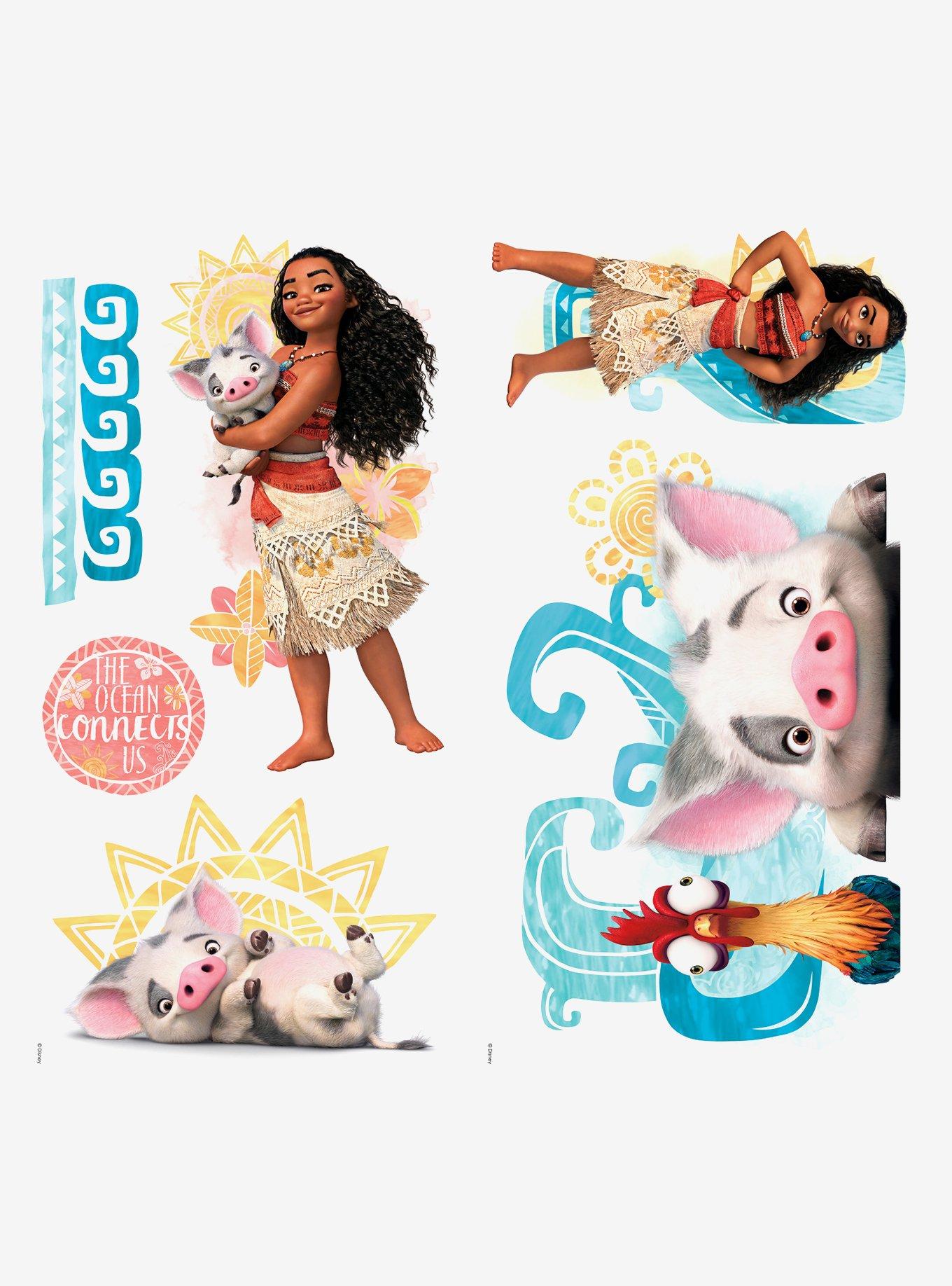 Disney Moana And Friends Peel And Stick Wall Decals, , hi-res