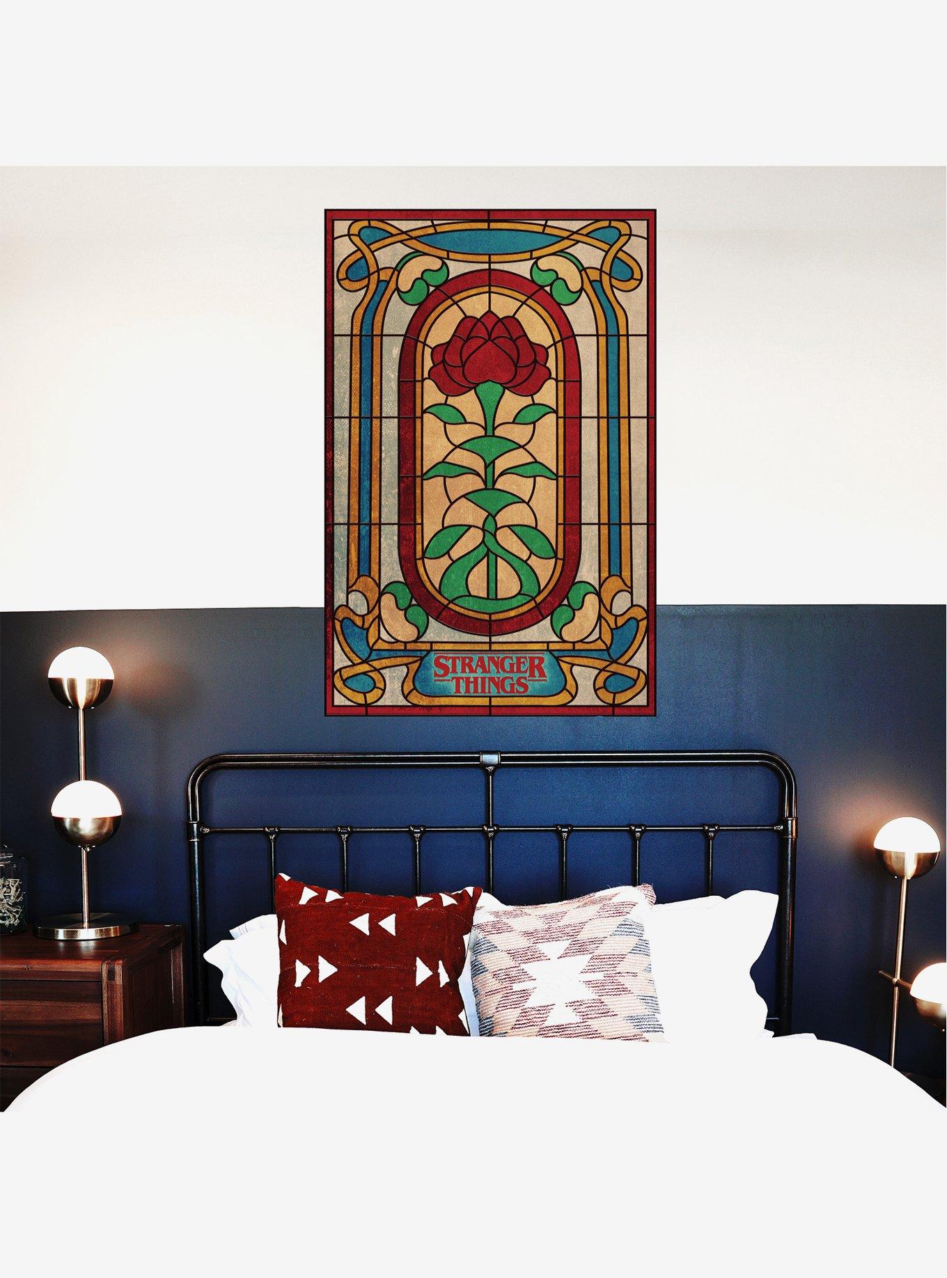 Stranger Things Creel House Rose Window Xl Giant Peel & Stick Wall Decal, , alternate