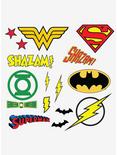DC Comics Superhero Logos Peel And Stick Wall Decals, , alternate