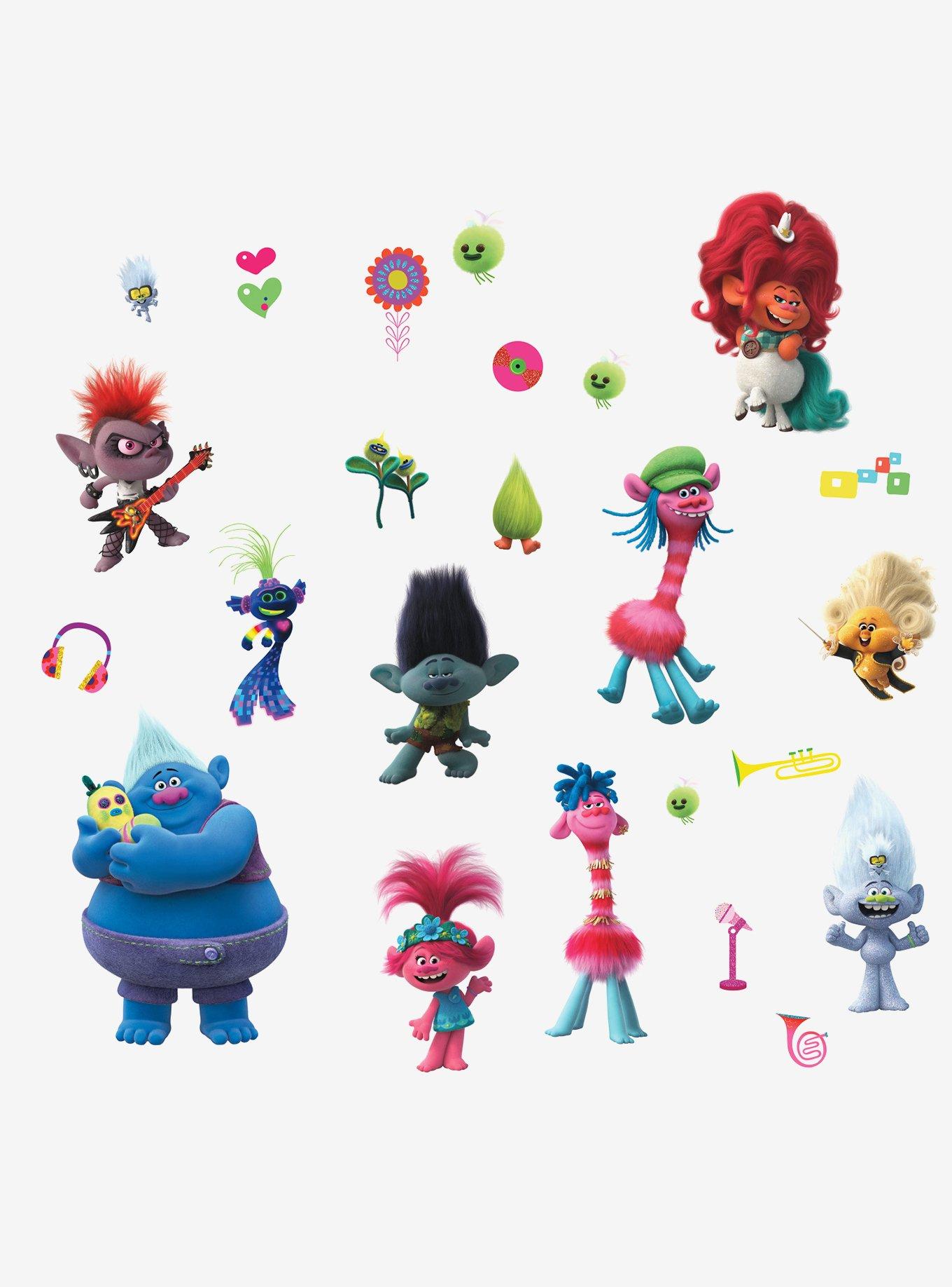 Trolls World Tour Peel And Stick Wall Decals, , alternate
