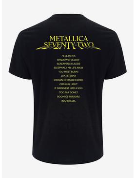 Plus Size Metallica 72 Seasons Track List T-Shirt, , hi-res