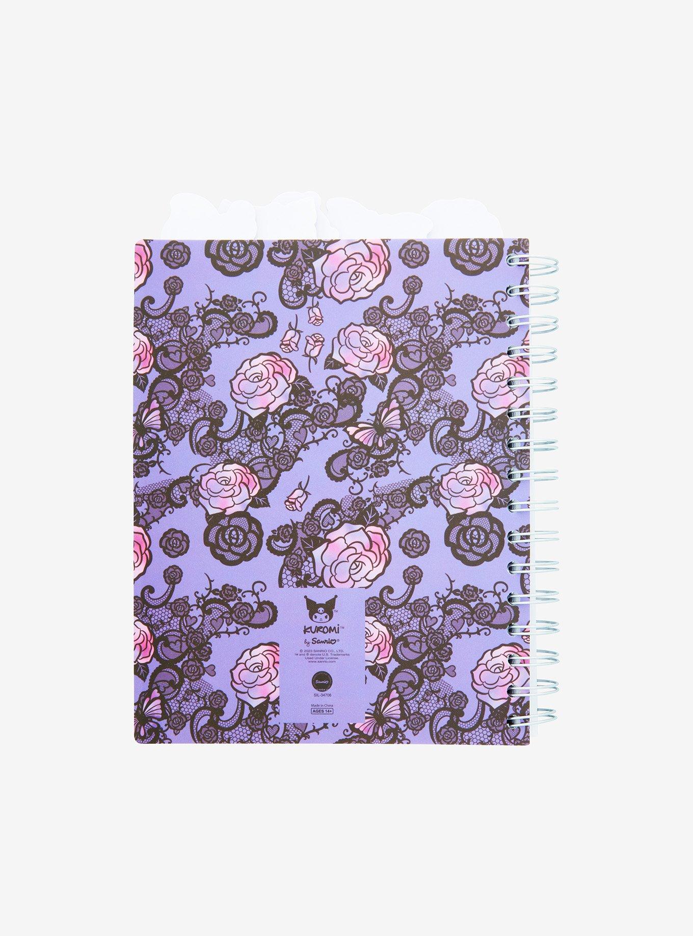 Kuromi Purple Rose Tab Journal, , alternate