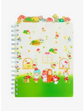 Hello Kitty And Friends Mushroom Floral Tab Journal, , hi-res