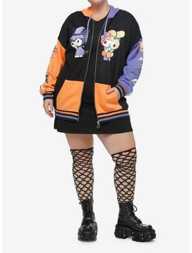Hello Kitty And Friends Halloween Color-Block Hoodie Plus Size, , hi-res
