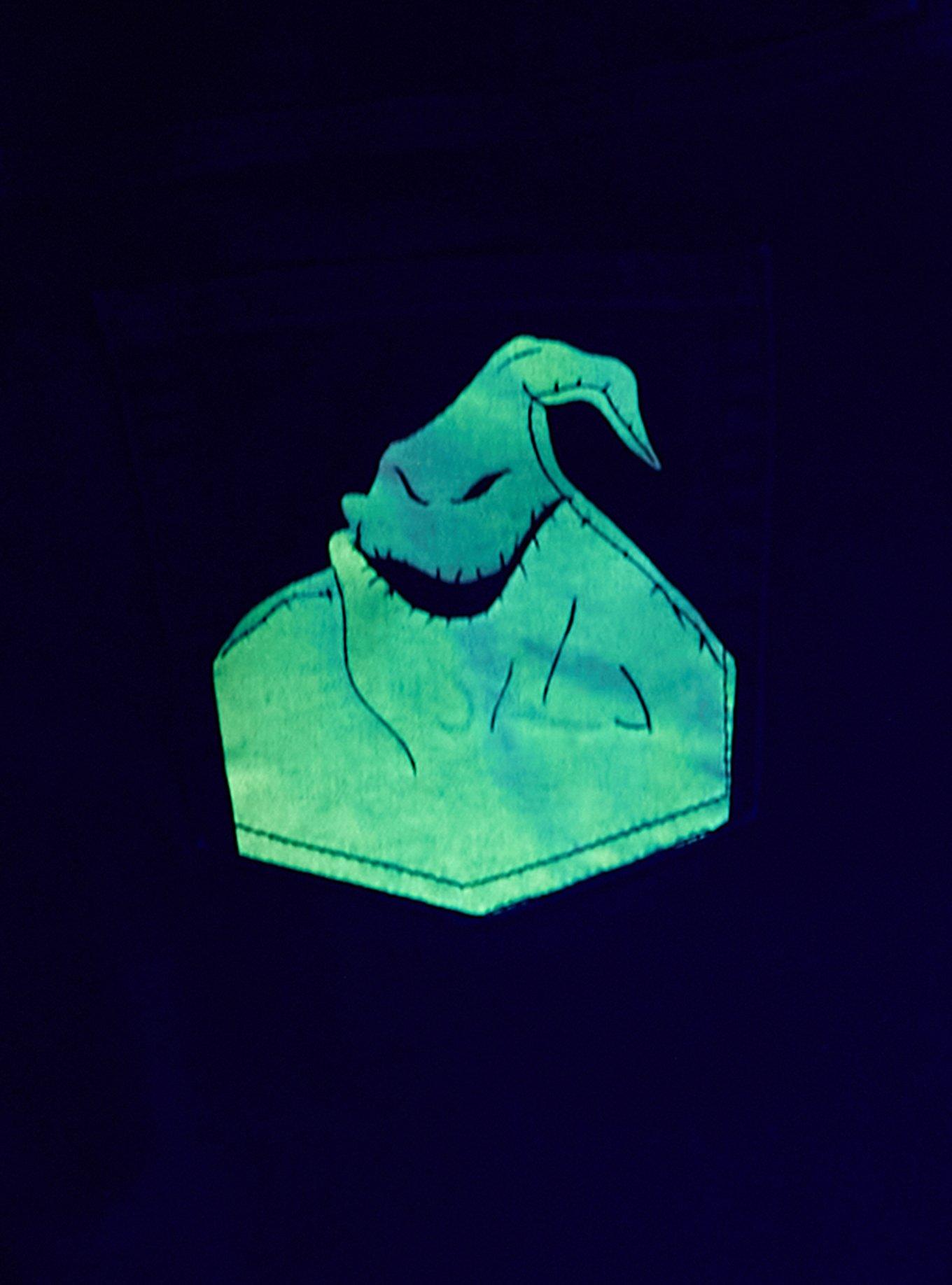 Her Universe The Nightmare Before Christmas Oogie Boogie & His Boys Glow-In-The-Dark Mom Jeans Plus Size, GREEN, alternate