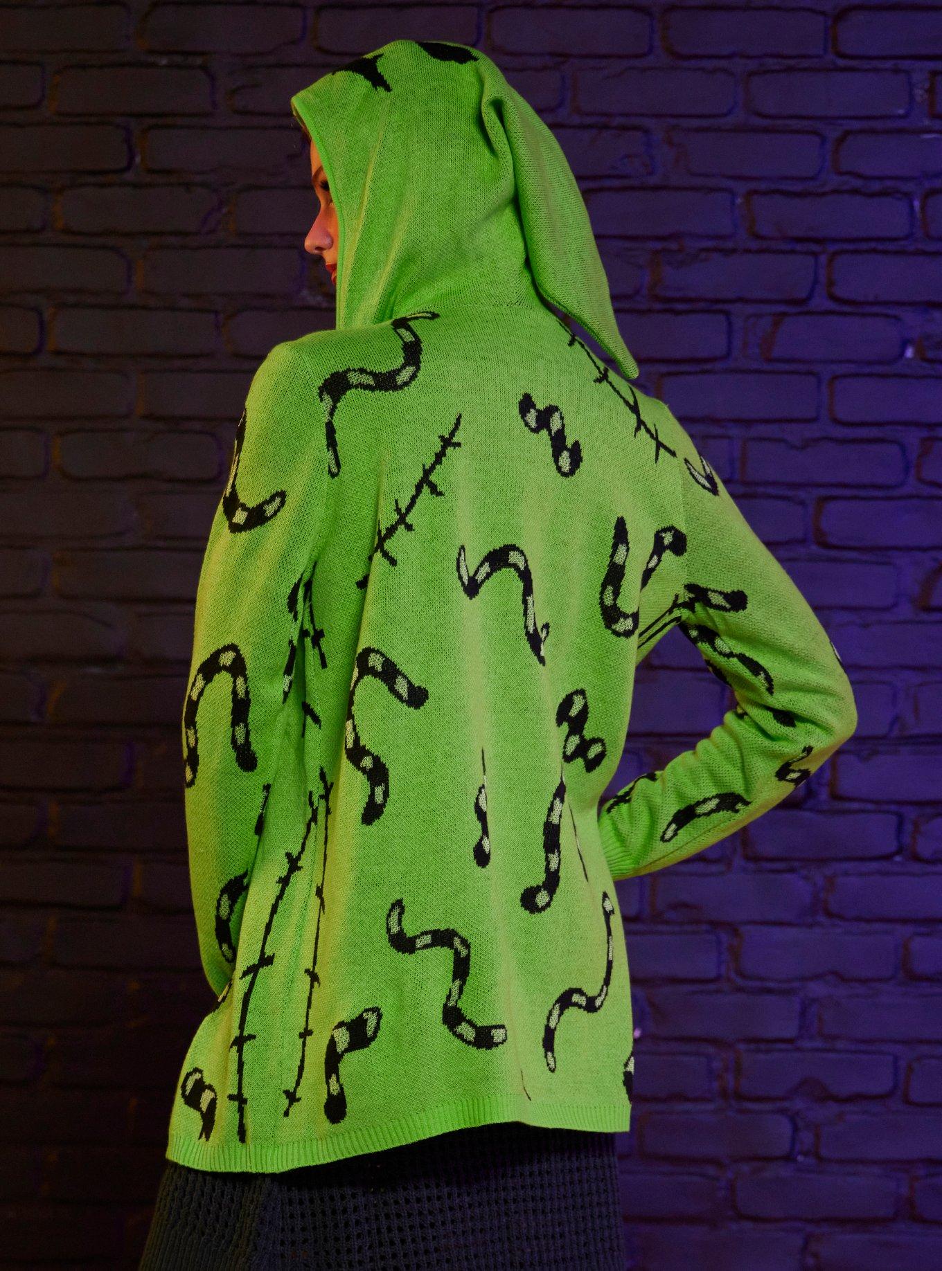 Her Universe The Nightmare Before Christmas Oogie Boogie Glow-In-The-Dark Drape Cardigan, MULTI, alternate