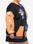 Hello Kitty And Friends Halloween Color-Block Girls Hoodie Plus Size, MULTI, alternate