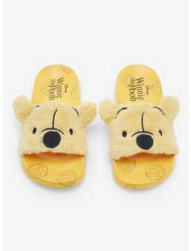 Disney Winnie the Pooh Figural Pooh Bear Slide Sandals- BoxLunch Exclusive, , hi-res