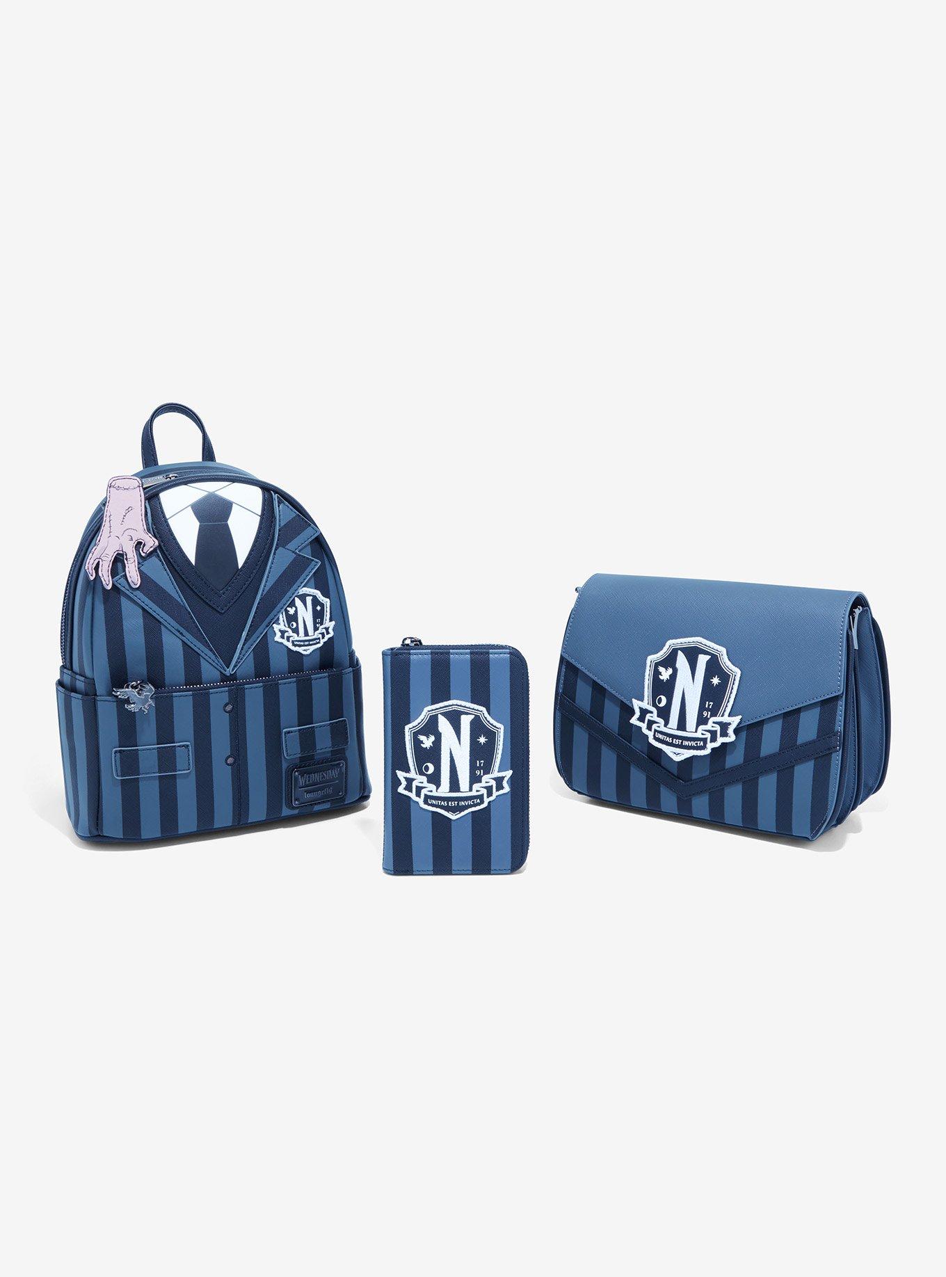 Loungefly Wednesday Nevermore Academy Uniform Mini Backpack, , alternate