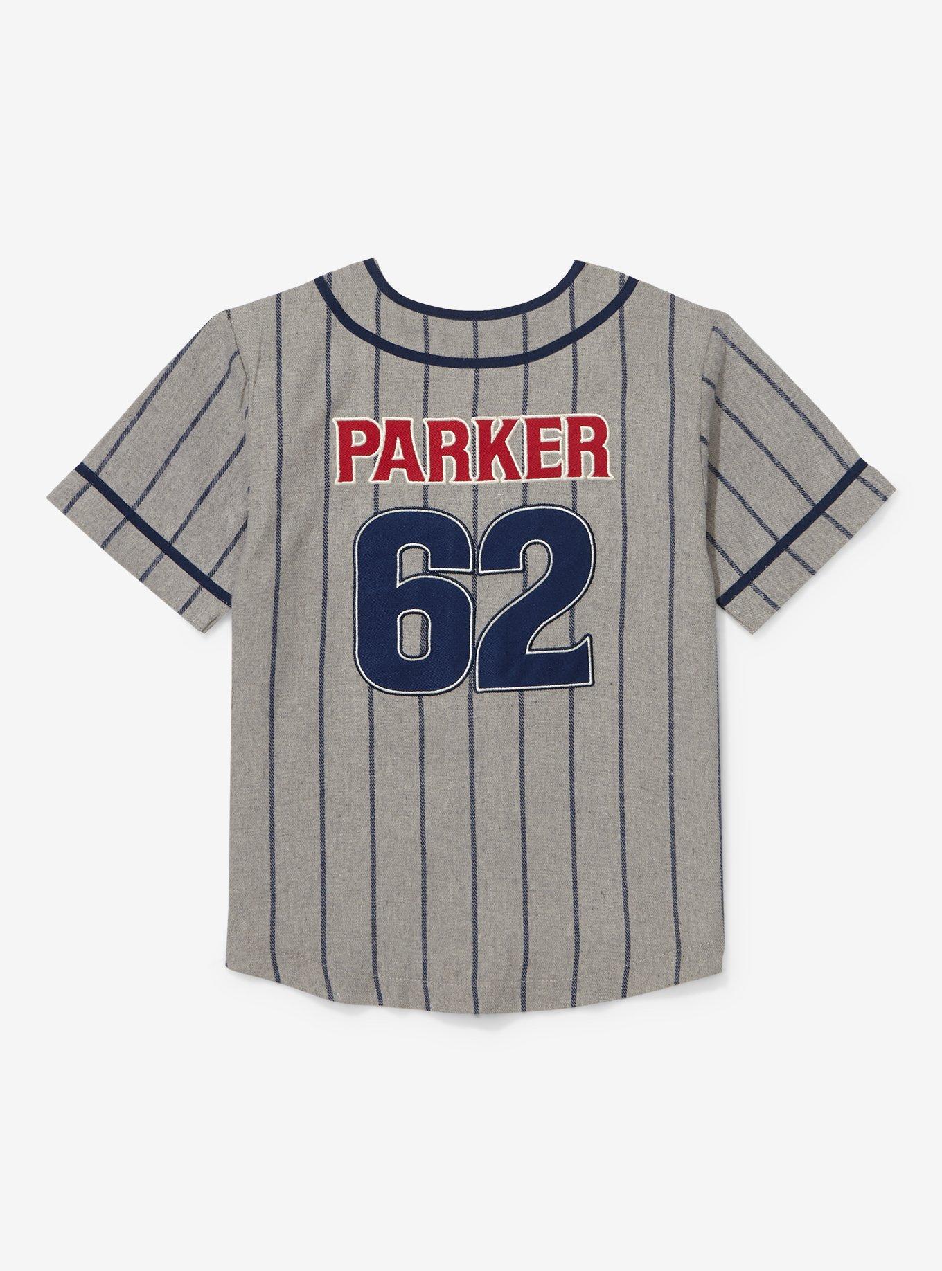 Marvel Spider-Man Striped Toddler Baseball Jersey - BoxLunch Exclusive, PINSTRIPE, alternate