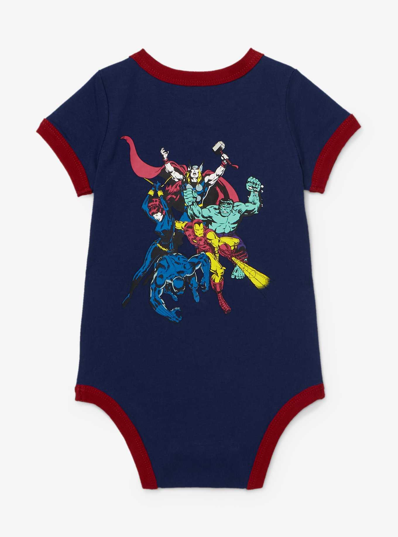 Marvel Avengers Portrait Infant One Piece - BoxLunch Exclusive, , hi-res