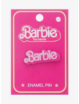 Barbie Glitter Movie Logo Enamel Pin - BoxLunch Exclusive, , hi-res
