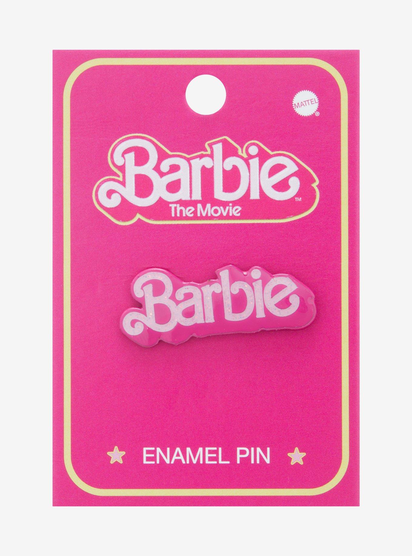 Barbie Glitter Movie Logo Enamel Pin - BoxLunch Exclusive, , alternate